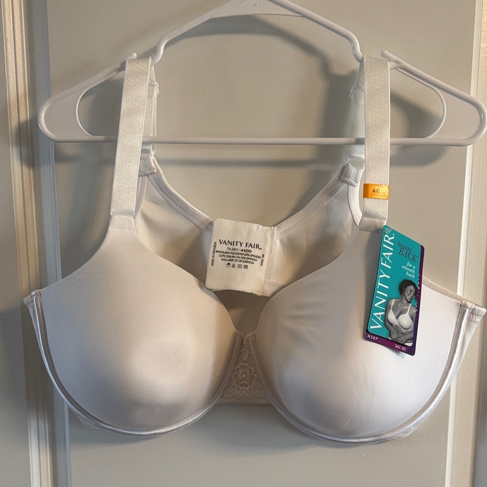 Vanity Fair Women's White Bra - 44DD